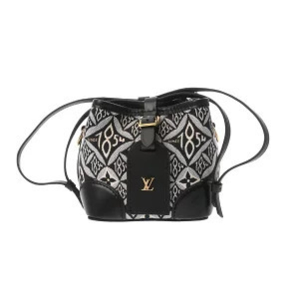 Louis Vuitton Monogram Jacquard Noe Since 1984 Noir Black Canvas Shoulder Bag